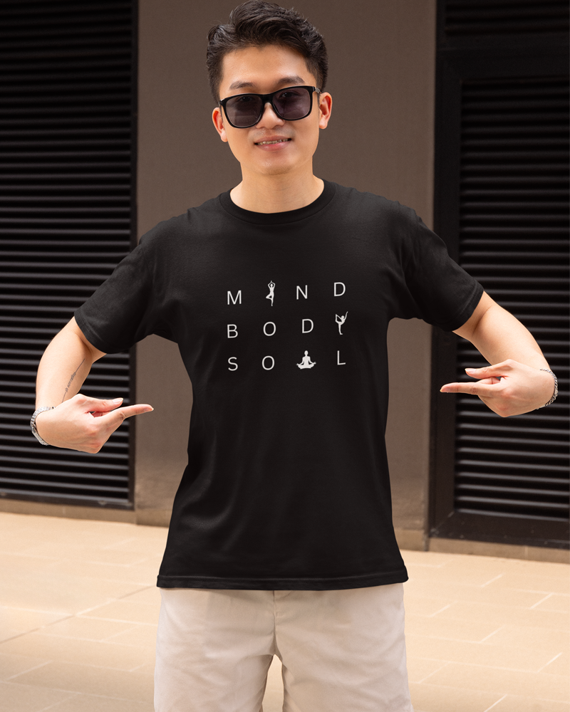 Mind Soul Body - Unisex Cotton Yoga T-Shirt