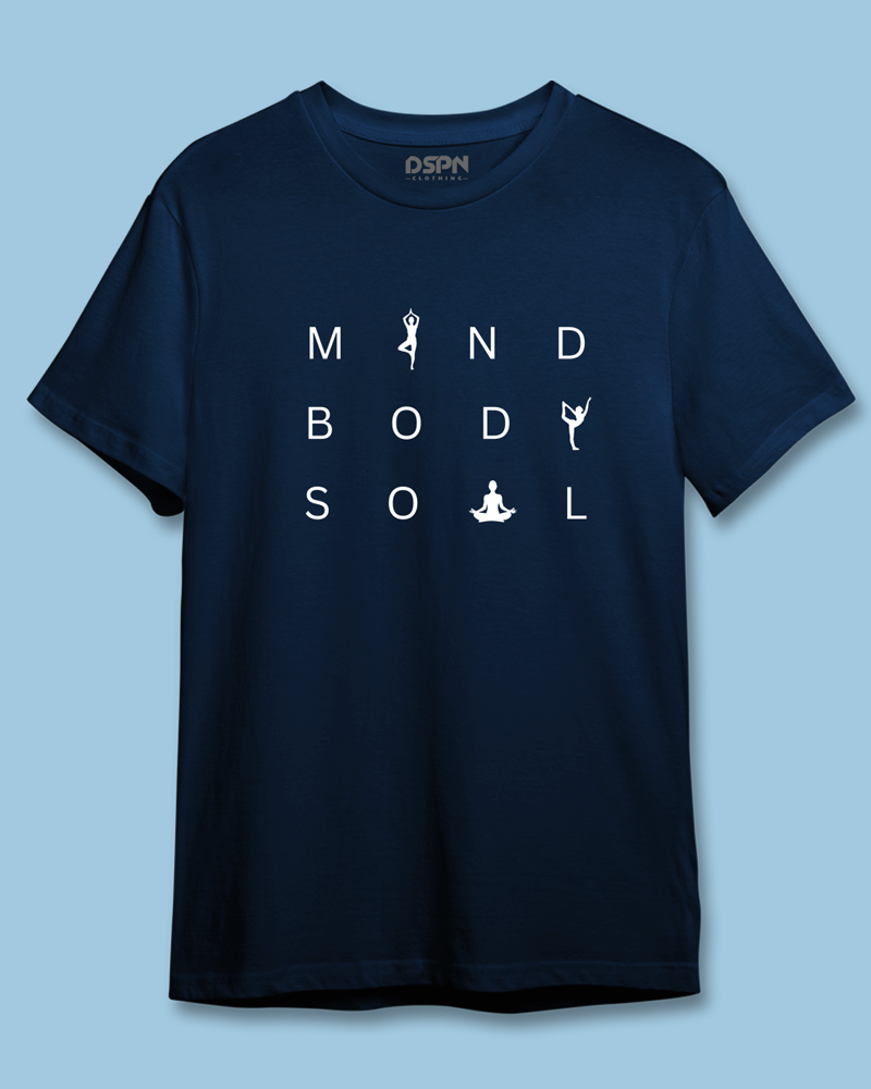 Mind Soul Body - Unisex Cotton Yoga T-Shirt