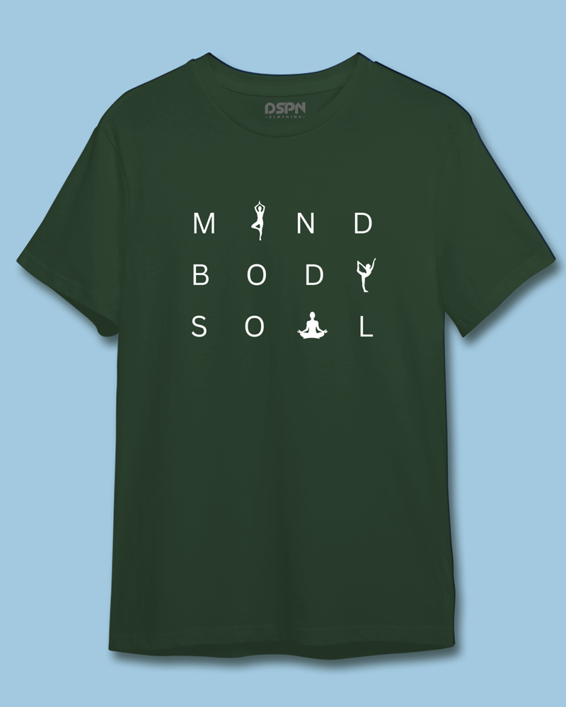 Mind Soul Body - Unisex Cotton Yoga T-Shirt