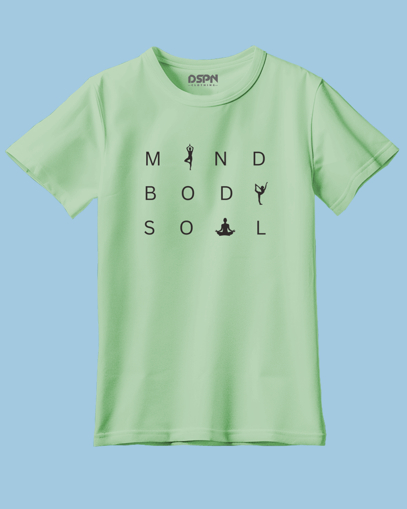 Mind Soul Body - Unisex Cotton Yoga T-Shirt