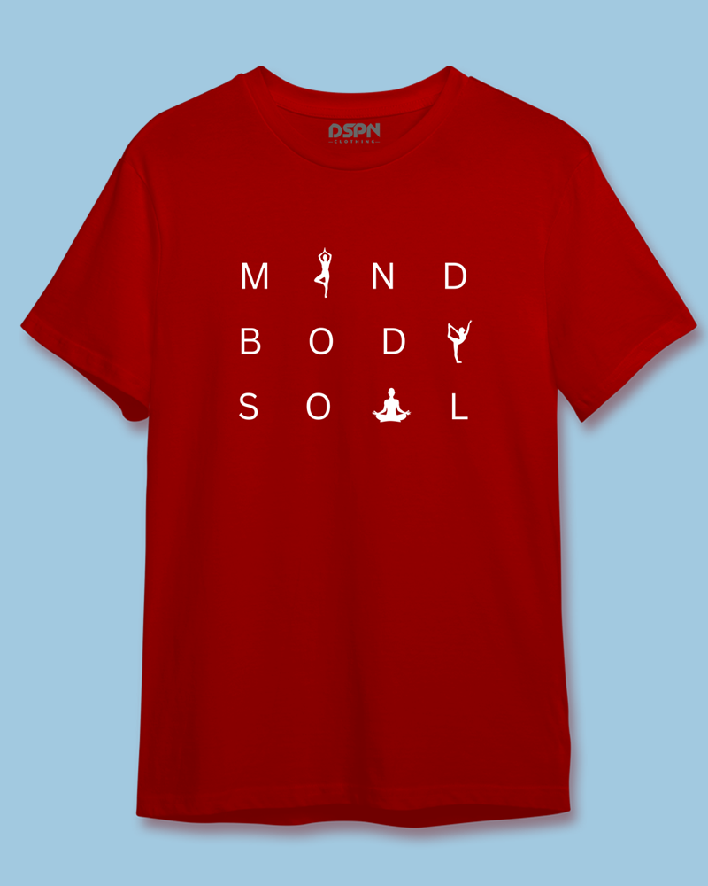 Mind Soul Body - Unisex Cotton Yoga T-Shirt