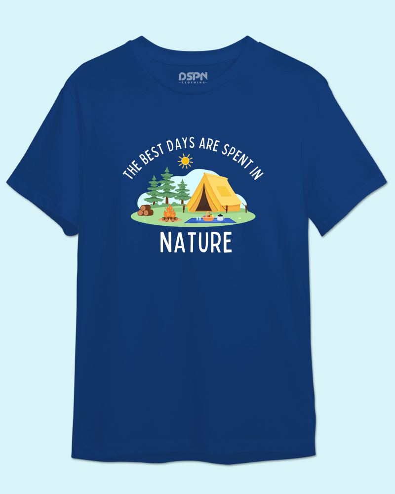 The best days are spent in nature - Unisex 100% Premium cotton T-Shirt