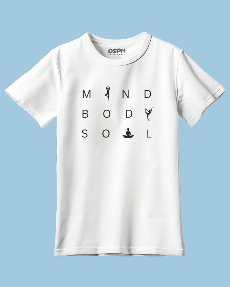 Mind Soul Body - Unisex Cotton Yoga T-Shirt