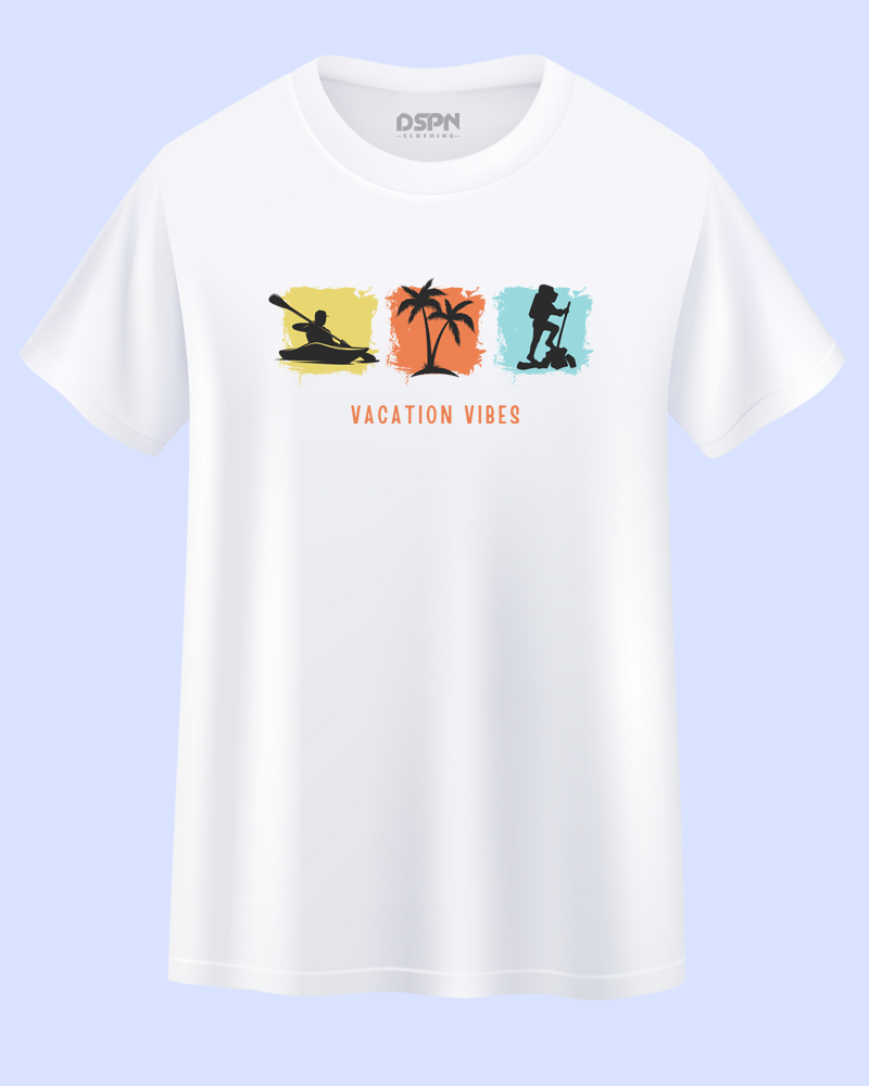Vacation vibes - Unisex 100% Cotton Yoga T-Shirt