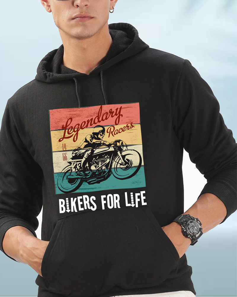 Bikers for life - Creative  Hoodies