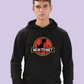 No Internet - Men Pullover drawstring hoodie with kangaroo pocket.