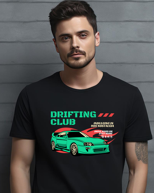 Drifting Club - Premium cotton T-shirt