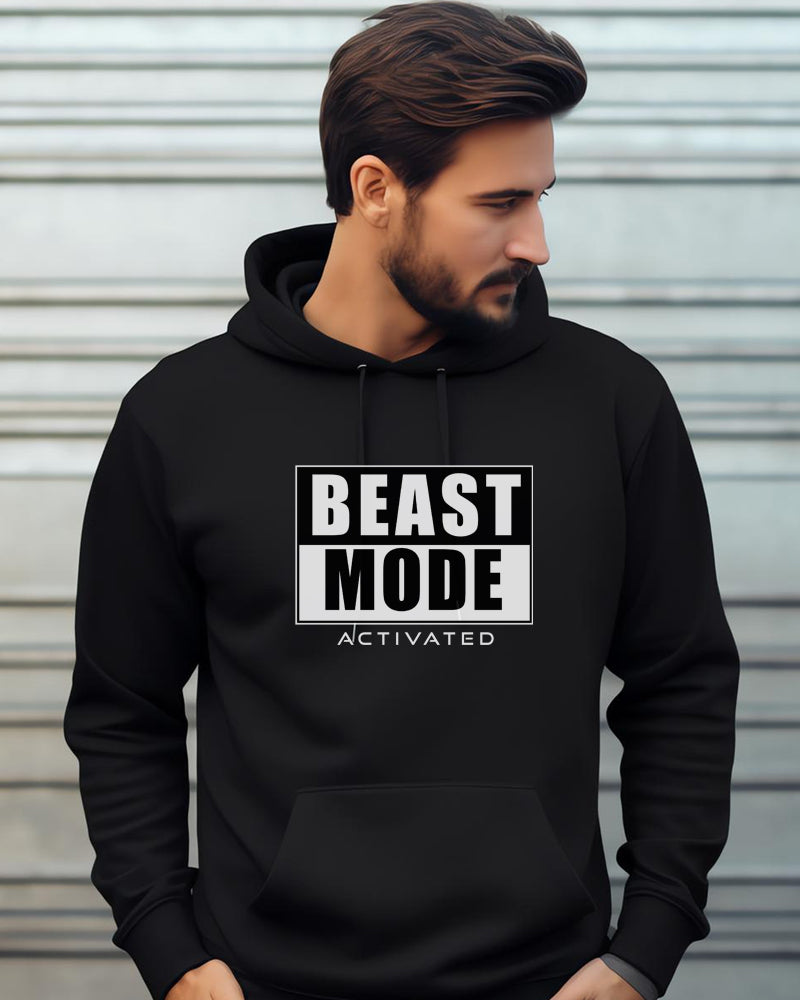 Beast Mode Activated - Men's Black Hoodie