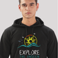 Explorer - Unisex Black Hoodie