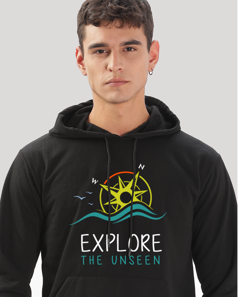 Explorer - Unisex Black Hoodie