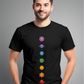 Yoga Chakras - Unisex T-Shirt - Premium cotton Bio washed Half sleeve