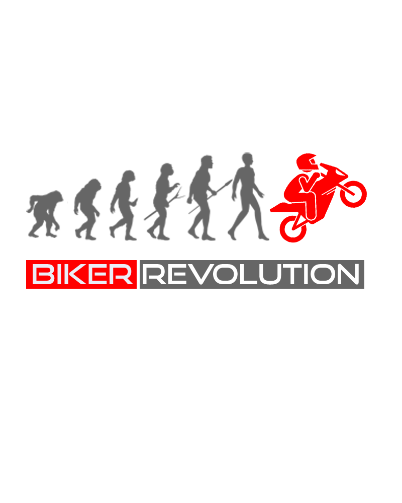 Biker Evolution - Men's Round neck, 100% cotton breathable high quality T-Shirt