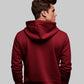 Explore Theme - Men's Maroon Hoodie