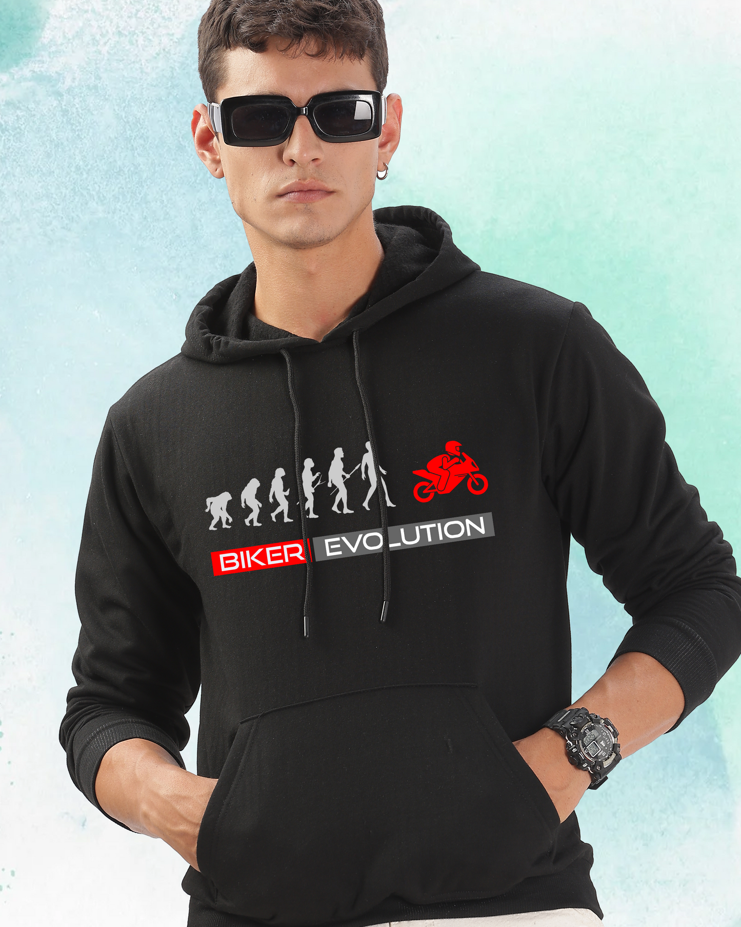 Biker Evolution - Premium Men hoodie