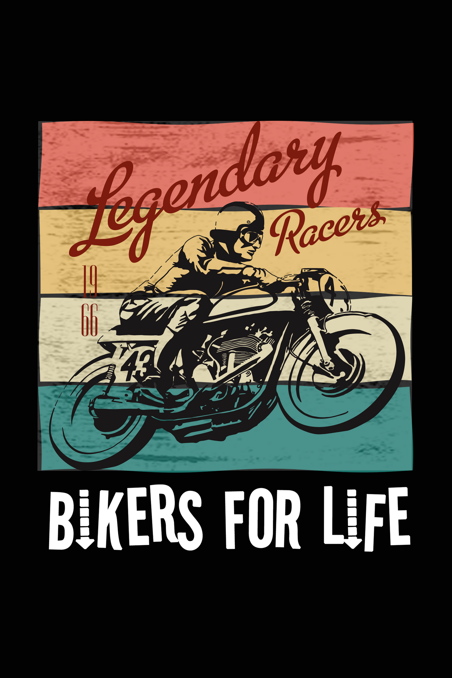 Bikers for life - Creative  Hoodies