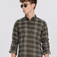 Men's Checks Cotton Regular Fit Shirt MS3