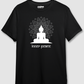 Inner Peace - Unisex Yoga T-Shirt - Round neck, Half Sleeves. 100% premium Cotton