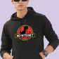 No Internet - Men Pullover drawstring hoodie with kangaroo pocket.