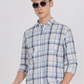 Men's Checks Cotton Regular Fit Shirt MS1