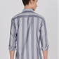 Men's Striped Cotton Regular Fit Shirt MS2