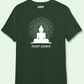 Inner Peace - Unisex Yoga T-Shirt - Round neck, Half Sleeves. 100% premium Cotton