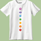 Yoga Chakras - Unisex T-Shirt - Premium cotton Bio washed Half sleeve