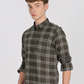 Men's Checks Cotton Regular Fit Shirt MS3