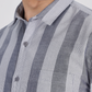 Men's Striped Cotton Regular Fit Shirt MS2