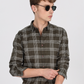 Men's Checks Cotton Regular Fit Shirt MS3
