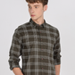 Men's Checks Cotton Regular Fit Shirt MS3