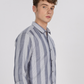 Men's Striped Cotton Regular Fit Shirt MS2