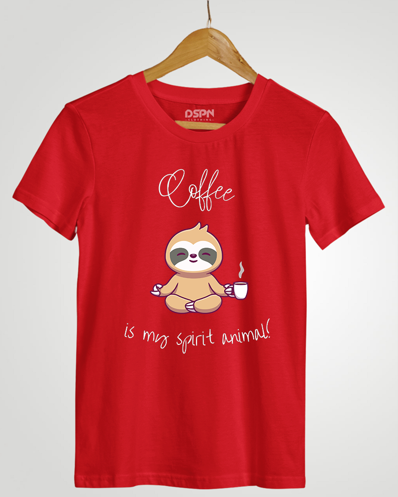 Coffee is my spirit animal Classic Fit T-Shirt