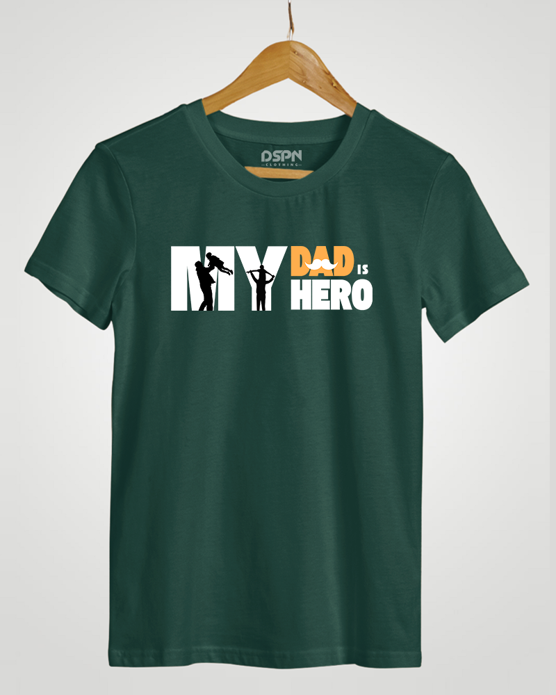 My Dad is My Hero" Classic Fit T-Shirt