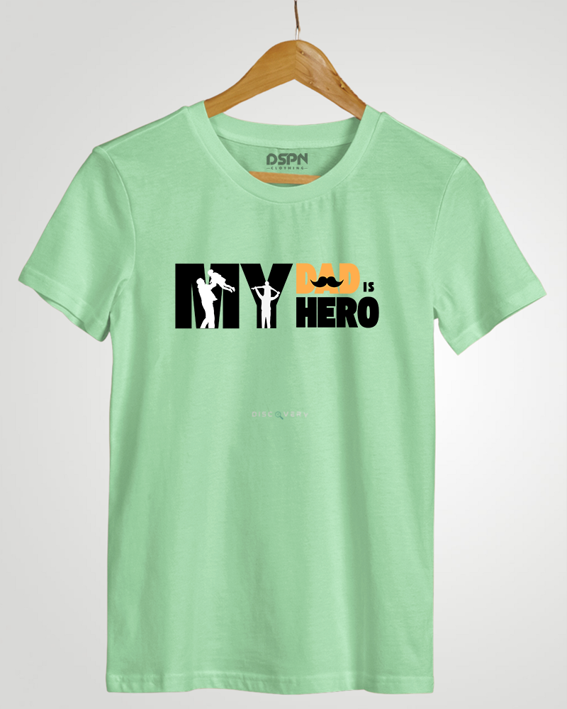 My Dad is My Hero" Classic Fit T-Shirt