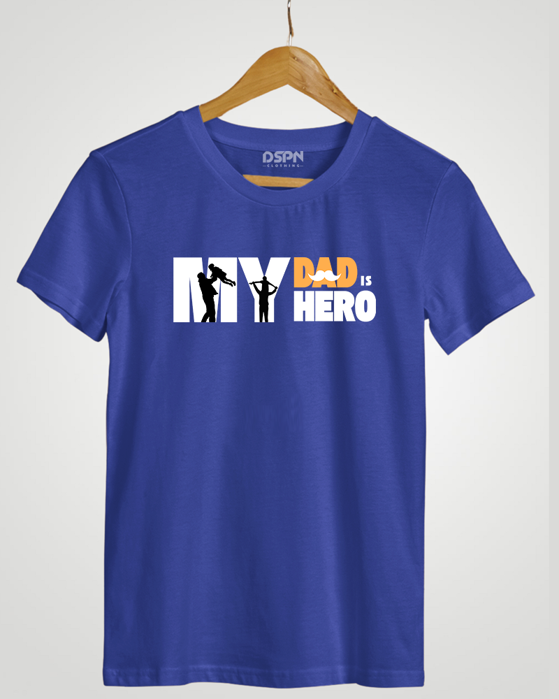 My Dad is My Hero" Classic Fit T-Shirt
