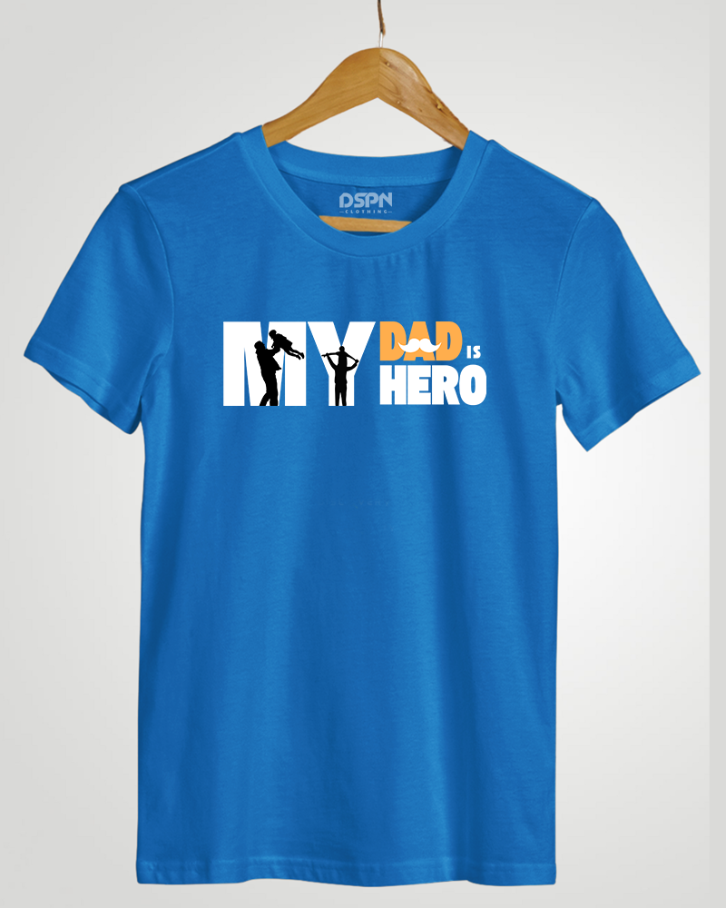 My Dad is My Hero" Classic Fit T-Shirt