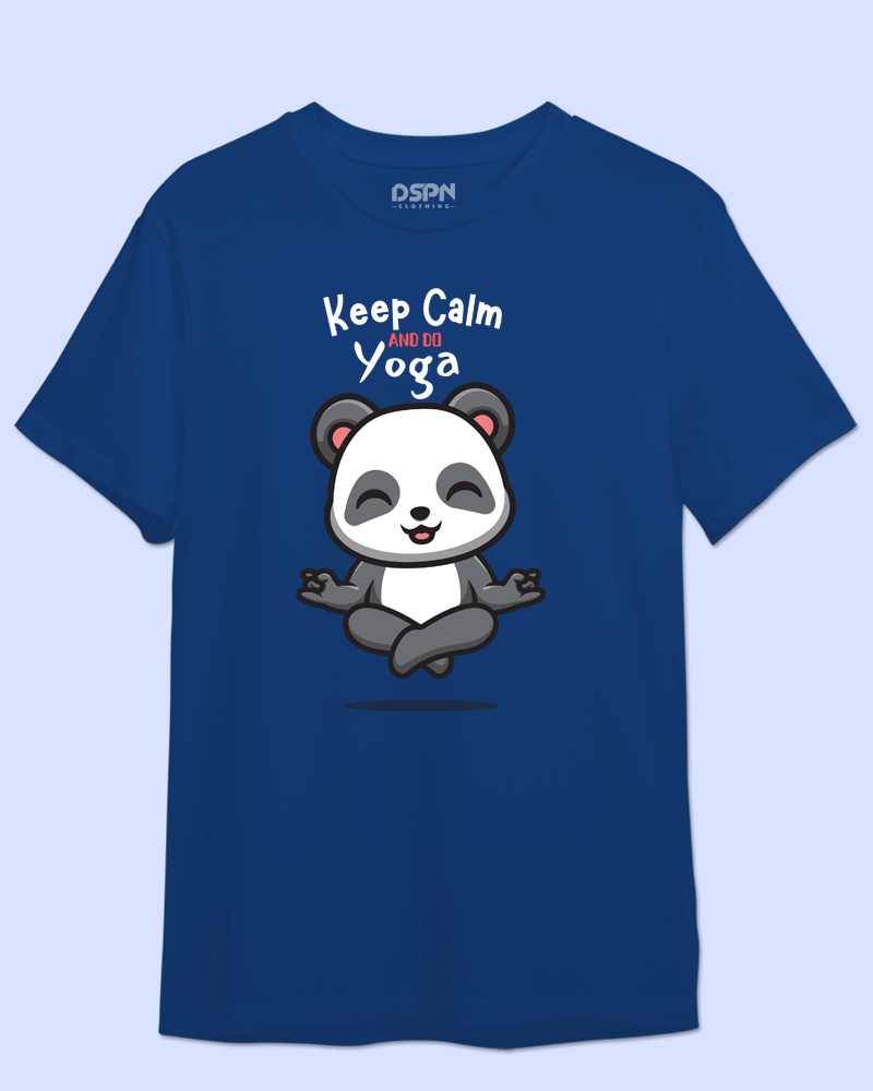 keep calm and do yoga - Unisex Premium 100% Cotton T-Shirt