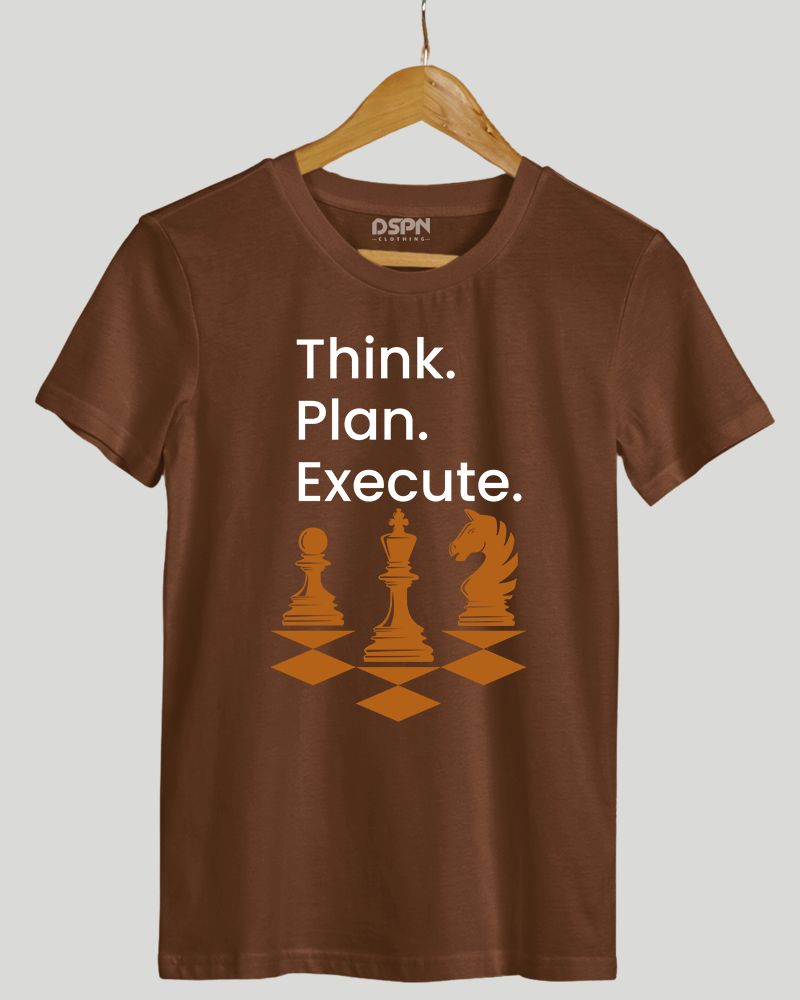Think Plan Execute  - Premium Cotton Round neck T-Shirt