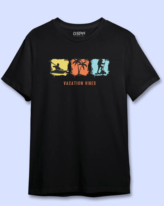 Vacation vibes - Unisex 100% Cotton Yoga T-Shirt