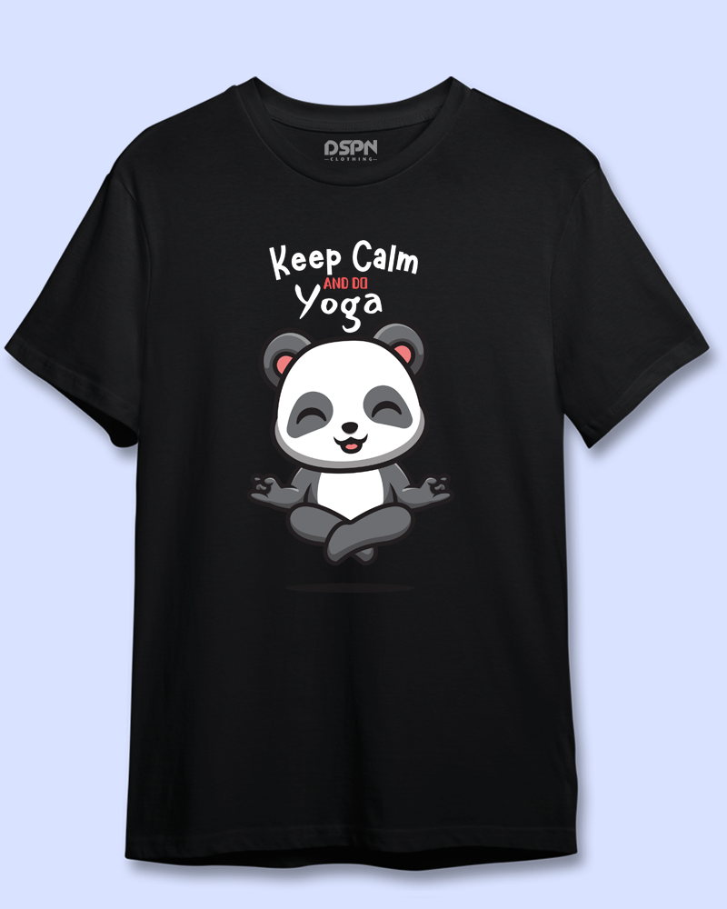 keep calm and do yoga - Unisex Premium 100% Cotton T-Shirt