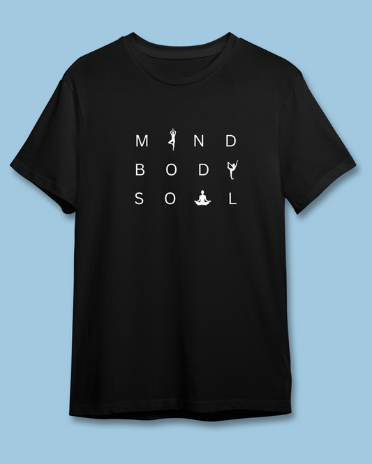 Mind Soul Body - Unisex Cotton Yoga T-Shirt