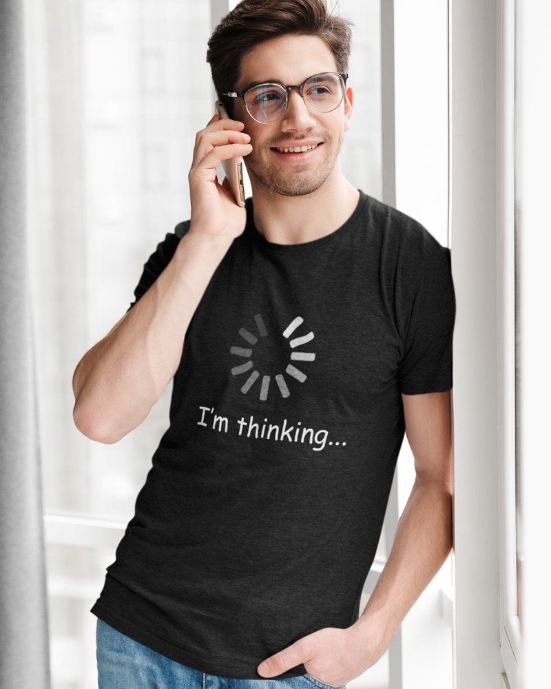 I'm Thinking - Unisex Premium 100% Cotton Programmer T-Shirt