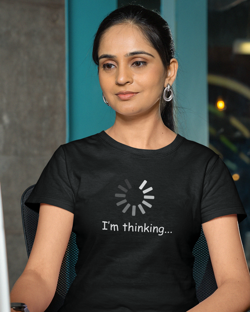 I'm Thinking - Unisex Premium 100% Cotton Programmer T-Shirt