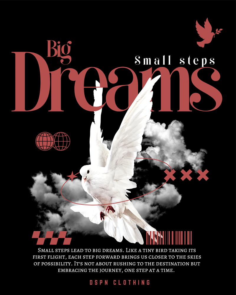 Big Dreams - Small Steps - Unisex premium t-shirt