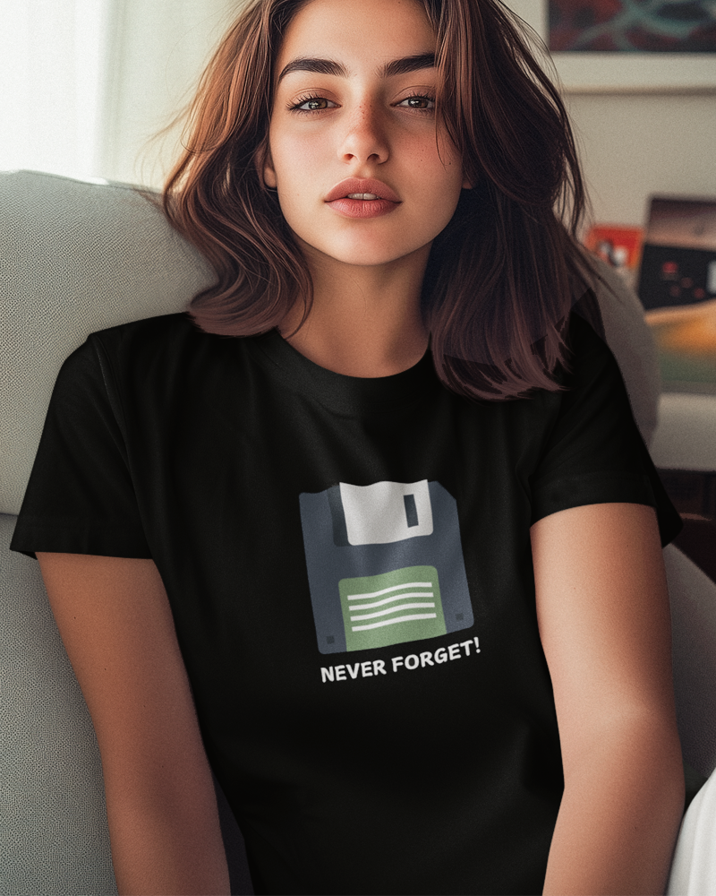 Never Forget! - Floppy Disk Unisex Premium T-Shirt