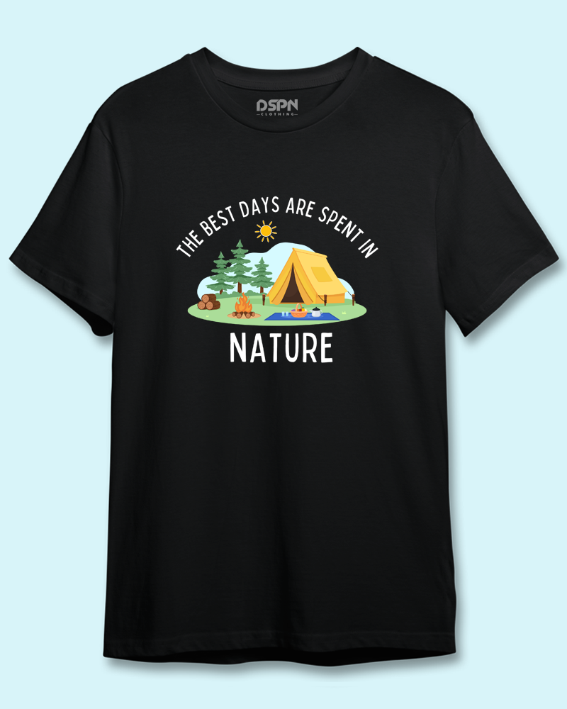 The best days are spent in nature - Unisex 100% Premium cotton T-Shirt