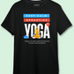 Keep Calm & Practice Yoga - Unisex 100% premium half sleeves cotton t-shirt