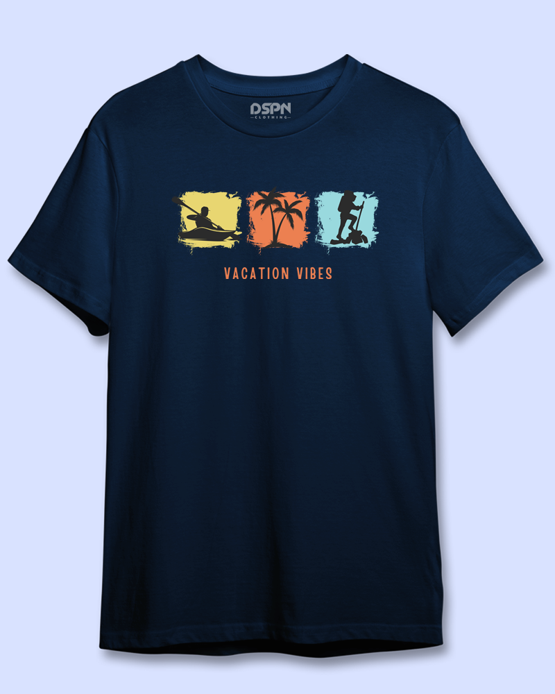 Vacation vibes - Unisex 100% Cotton Yoga T-Shirt