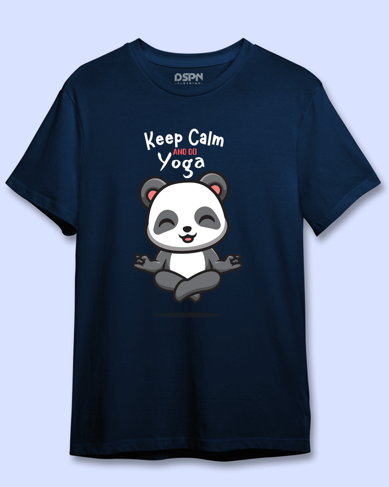 keep calm and do yoga - Unisex Premium 100% Cotton T-Shirt