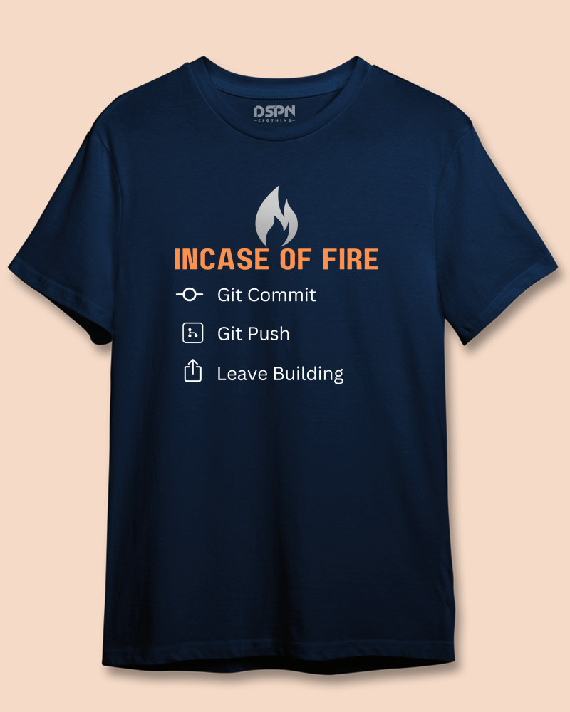 Incase of fire Programmer Unisex Premium T-Shirt